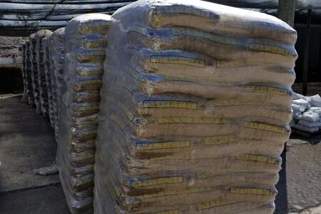 Gold Mulch Pallets