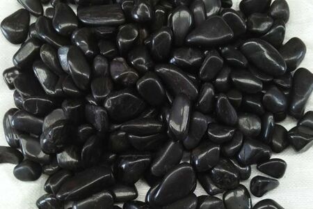 12A black High Polished Pebbles
