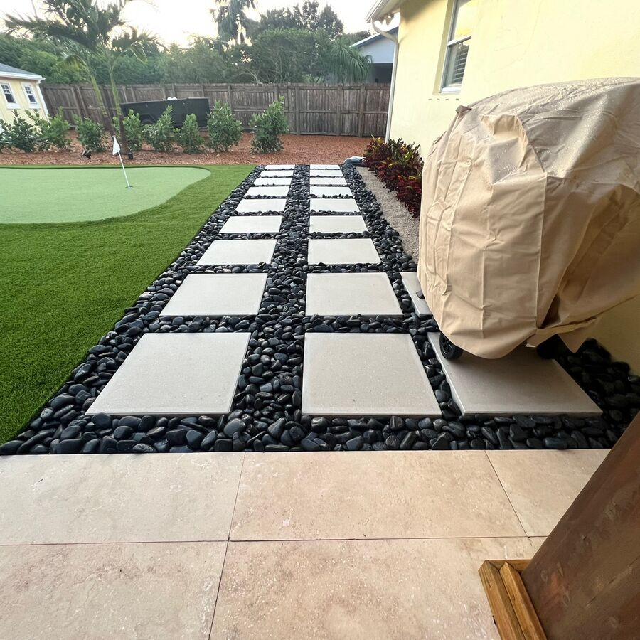 Stepping Stones and Borders 